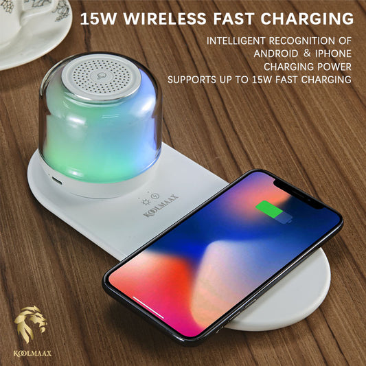 Night Light Charger 3 In 1 With Bedside Lamp
