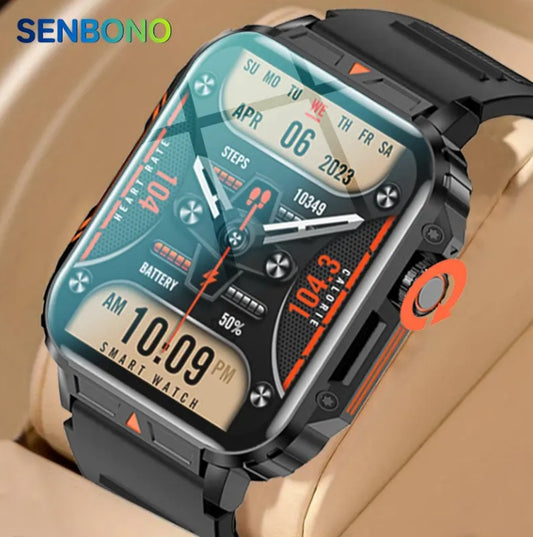 Outdoor Sports Square Waterproof Smartwatch