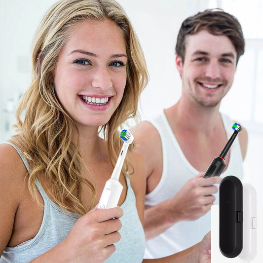 Toothbrush Electric Rechargeable Pro Rotating Brush Heads Timer Modes USB