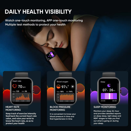 Smart Watch BT Call AI Voice Sport Watch Fitness Tracker