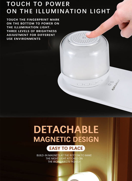 Night Light Charger 3 In 1 With Bedside Lamp