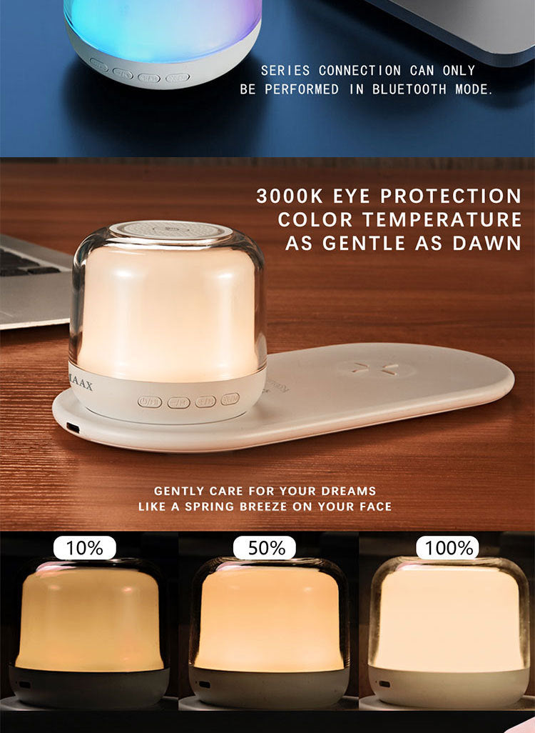 Night Light Charger 3 In 1 With Bedside Lamp