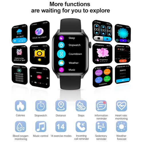 Smart Watch Women Men Fitness Tracker Heart Rate